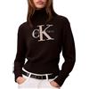 CALVIN KLEIN MAGLIA DOLCEVITA CHENILLE DONNA