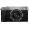 Fujifilm Fotocamera mirrorless 40,2Mpx APS C X E5 kit XF 23mm F2.8 R WR Silver