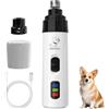 runpeak Silent Groom Pro, tagliaunghie elettrico per cani, ricaricabile tramite USB, con 2 teste, lima per unghie a basso rumore, per cani e gatti di taglia piccola, media e grande