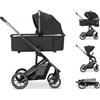 OSANN Duo Carrozzina e Passeggino Reversibile Leggero JUNTOS - COAL