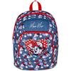 Seven Minnie Zaino Scuola Doppio Scomparto, Blu, Tasca per Borraccia, 29 L, Scuola Elementare, Bambina