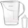 PerloPur PearlCo Filtro Acqua Standard (Bianco) incluso1 Cartuccia Filtro Classic (Compatibile con Brita Classic)