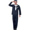 Smiffys Costume da marinaio, include cappello, parte superiore e pantaloni Halloween