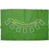 Mediawave Store Tappeto copritavolo Black Jack 478000 panno verde per gioco del Poker 60x90 cm