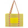 Mediawave Store 65147 Borsa mare Bio Onshore modello Aisha in paglia di ràfia Giallo