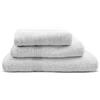 Mediawave Store Tris Asciugamani da Bagno Hotel in Spugna Viso Ospite e Telo Doccia Tinta Unita Bianco