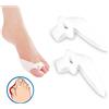 Mediawave Store 056215 Coppia Supporto separatore in gel per alluce valgo e 2° dito a martello