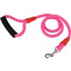 Mediawave Store Guinzaglio a corda ART 0084 cani taglia piccola e media 114 cm con moschettone Rosa