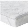 Mediawave Store Topper Coprimaterasso Matrimoniale 7cm 160x190cm in Memory Foam con Elastici