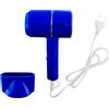 Mediawave Store Mini Asciugacapelli da Viaggio 1000W 12x20 cm Phon Silenzioso 3 Temperature Blu