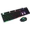 Mediawave Store Tastiera e Mouse Gaming RGB USB Computer 666422 Retroilluminata Led Arcobaleno
