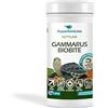 AquariumLine Gammarus BioBite - Mangime Naturale per Tartarughe Acquatiche, Pesci e Rettili - 100% Gammarus Essiccato - Fonte di Proteine e Calcio (1000ML/100GR)