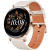 HUAWEI WATCH GT 3 46 mm, Lunga autonomia, AI Running Coach, 100+ modalità sport, chiamate Bluetooth, posizionamento a cinque sistemi, monitoraggio SpO3, compatibile con iPhone e Android, bianco