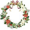 Vesta Happy Welcome - Ghirlanda grande in cristallo acrilico colore bianco e rosso