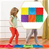 6x Tappetini da gioco con puzzle sensoriale per massaggi, giochi per bambini