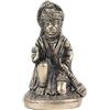 IS Fatto a Mano Stile Vintage Ottone Dio Hanuman Seduto Figurina Statua