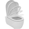 IDEAL STANDARD Sanitari sospesi Ideal Standard Blend Curve vaso AquaBlade bidet e coprivaso rallentato Coprivaso Avvolgente Non Rallentato
