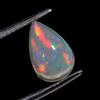 Handmade 1,35 Ct Naturale OPAL ETHIOPE Pear Cabochon Pietra Preziosa 6x10x4 Mm FD185
