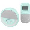 Miniland Baby Monitor con Proiettore di Luci Sensore di Umidità portata 300 mt