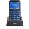 PANASONIC TU155EXCN T.CELL SENIOR 2,4 2SIM 2MP BT SOS BLU C/BASE RIC
