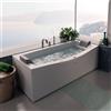 Jacuzzi Invita vasca idromassaggio doppia seduta 180x78/88 Versione unica con rubinetteria a bordo vasca
