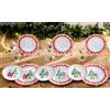 BRANDANI GIFT GROUP SRL Brandani "Racconti" Servizio Tavola 6 Pezzi in Porcellana Natalizia