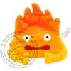 SUN ARROW Studio Ghibli - Il Castello errante di Howl - Calcifer portamonete - 14x15cm