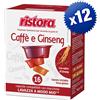 Ristora capsule compatibili A Modo Mio CAFFE al GINSENG - 16x12 pz.