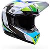 Bell Casco Moto Cross Enduro Bell Moto-10 Spherical GRID Bianco B