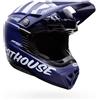 Bell Casco Moto Cross Enduro Bell Moto-10 Mips FASTHOUSE Blu Navy