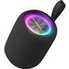 oraolo Cassa Bluetooth, Speaker Bluetooth BT5.3 Con Luci RGB, Impermeabile IPX6, Riproduzione di 8 Ore Supporta TF, USB, Speaker Bluetooth Portatile per Casa, Ciclismo, Festa