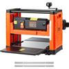 VEVOR Pialla a Spessore, a Due Lame, 330 mm Larghezza, Banco Elettrica Motore da 1800 W e 23500 Giri/min, Doppi Rulli, Protezione Eccessiva, a Velocità Singola, per Legno Duro e Tenero