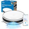 Tapo RV20 MAX Bianco Robot Aspirapolvere Lavapavimenti con Mappatura, Aspirazione 5300Pa, Navigazione LiDAR MagSlim, Zone No-Go e Muri Virtuali, Design Ultra Compatto 83mm, Controllo APP&Alexa