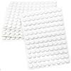 Adsamm® / 540 x feltrini autoadesivi/Bianco/ø 10 mm/Rotondo/piedini per mobili in feltro da 3.5 mm di spessore/pad protettivi per arredi