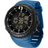 Forrader Orologio sportivo digitale da uomo, impermeabile, tattico, con retroilluminazione a LED, sveglia, data, orologio militare da uomo