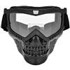 EVTSCAN Occhiali Powersports, Occhiali da moto per casco da motociclista da esterno unisex Maschera per il viso Occhiali da corsa per moto(Trasparente)