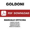 GOLDONI COMPACT 662 664 trattore Manuale officina riparazione Workshop service