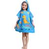 JORAKI Poncho da Bagno per Bambini, Asciugamano da Spiaggia Per Bambini con Cappuccio Telo Mare in Microfibra per Spiaggia Bagno Doccia Nuotare Piscina Accappatoio per Ragazze Ragazzi 2-8 Anni