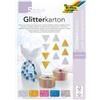 Folia Cartoncino glitterato grande, 174 x 245 mm, 300 g/m2, nero