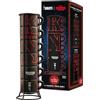 Bialetti Set da 6 Tazzine Impilabili Stranger Things, Termo Sensibili, cambiano colore con il calore, No Lavastoviglie, 80 ml ciascuno, Nero
