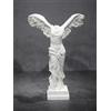 PEYZCNOK Statua della dea greca dea della vittoria alata, 14 x 9,9 x 7,4 cm, mitologia greca, dea classica, in resina, statua per casa e ufficio, statuette da collezione, regalo artistico, bianco