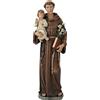 BC BUILDCLASSIC BC, statua cattolica di Sant'Antonio, figura benedetta, regalo religioso per papà, decorazione per la casa ispiratrice, scultura rinascimentale fatta a mano da Buildclassic, alta 15,2 cm