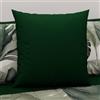 PETTI Artigiani Italiani - Coppia di Federe Cuscino 30x30 cm in Microfibra, Cuscini Arredo Camera da Letto, Divano, Set 2 Fodere Copricuscino, Federa Tinta Unita Verde, 100% Made in Italy