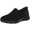 Skechers Go Walk Joy Vela Hands Free Slip-ins, Scarpe da Ginnastica Donna, Nero, 38 EU Larga