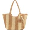 LHHMZ Borsa a tracolla in paglia fatta a mano da donna Borsa da spiaggia estiva casual Borsa tote per tessitura