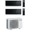 MITSUBISHI Condizionatore dualsplit serie Kirigamine Zen 9000+12000 btu codice prod: MSZ-EF25(35)VGKB MXZ-2F42VF3