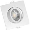Faro Incasso Quadrato 12W CCT Ø90mm 38° Orient. Dimmerabile OSRAM LED Colore Bianco Variabile CCT