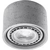Lampada da soffitto in Cemento BASIC 1 Grigia AR111