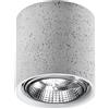 Lampada da soffitto CULLO in Cemento con base GU10