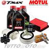 MOTUL - HIFLO - NGK - BANDO TM143 TAGLIANDO YAMAHA T-MAX 530 2012 2013 2014 OLIO CANDELE RULLI FILTRI TMAX